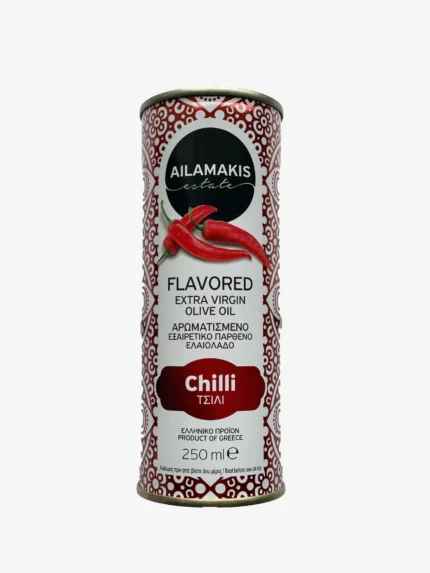 Alyvuogių aliejus Ailamakis su čili pipirais 250 ml
