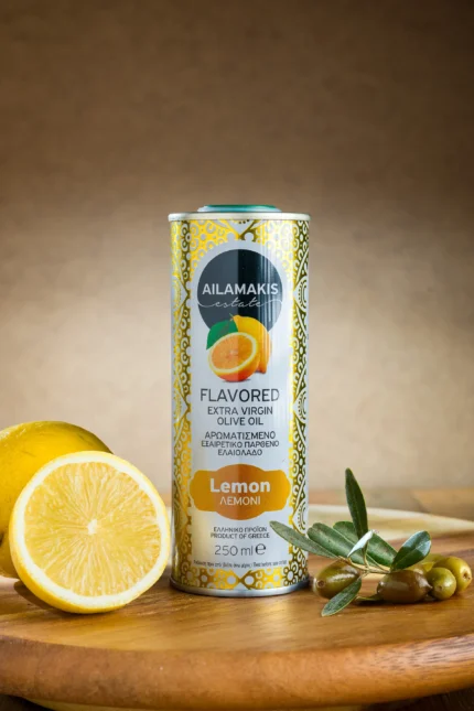 Alyvuogių aliejus Ailamakis su citrina 250 ml
