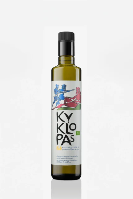 Ankstyvojo derliaus alyvuogių aliejus BIO „Kyklopas“ 500ml