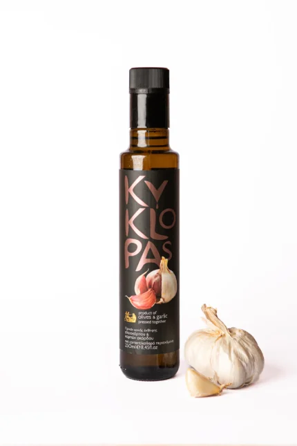 Alyvuogių aliejus Kyklopas su česnakais 250ml