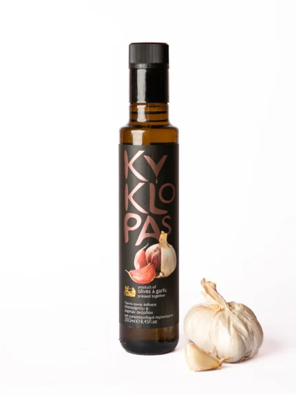 Alyvuogių aliejus Kyklopas su česnakais 250ml