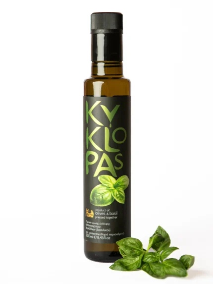Alyvuogių aliejus Kyklopas su baziliku 250ml
