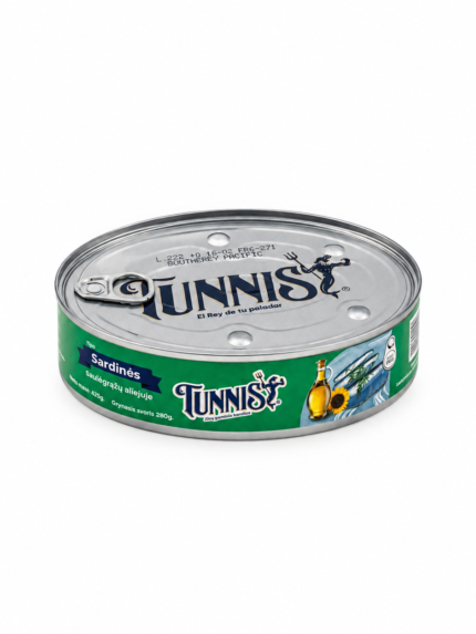Sardinės saulėgrąžų aliejuje Tunnis 425g